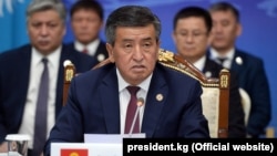 Президент Сооронбай Жээнбеков.
