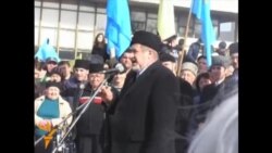Krım tatarları regional parlamentin buraxılmasını tələb edirlər