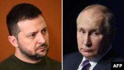 Ուկրաինայի նախագահ Վլադիմիր Զելենսկի, Ռուսաստանի նախագահ Վլադիմիր Պուտին