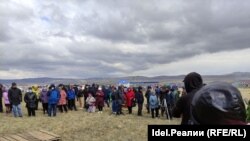 Баймакта җыенга килүчеләр