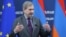 Armenia -- EU Commissioner for EU Neighbourhood and Enlargement Negotiations Johannes Hahn at a news conference in Yerevan, January 29, 2019.