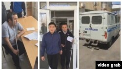 Ормуковду камакка алуу учуру. Сүрөт анын түз эфирдеги видеосунан алынды.