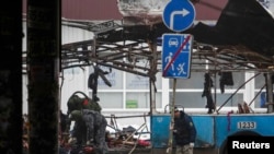 Оьрсийчоь - Лахарра а 14 стаг вийна Волгоградехь, троллейбус а эккхийтина. ГIур30, 2013.