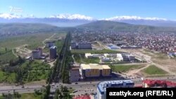 Пересечение проспектов Айтматова и Масалиева.