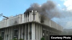 Фото очевидцев. 