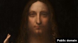 Картина художника Леонардо да Вінчі «Рятівник світу» (Salvator Mundi) 