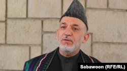 ОвхIан-пачхьалкх -- ОвхIан президент Карзай Хьамид къамел деш ву Кабулехь зорбан-конференцехь,06Заз2012