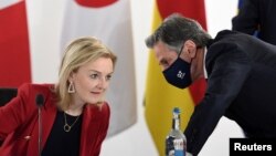 ԱՄՆ պետքարտուղար Էնթոնի Բլինքեն և Միացյալ Թագավորության արտգործնախարար Լիզ Թրաս, արխիվ