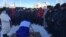 На похоронах Жанболата Агадила. Акмолинская область, 13 ноября 2020 года.
