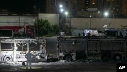 Правоохоронці підозрюють терористичну атаку. На фото - наслідки вибухів, 20 лютого 2025 року 