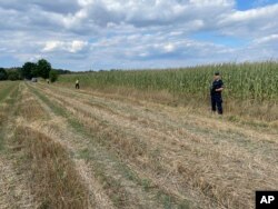 На месцы выбуху дрона