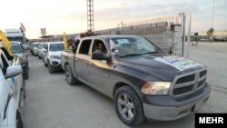 کاروان اعزامی حشد الشعبی به مناطق سیل‌زده ایران