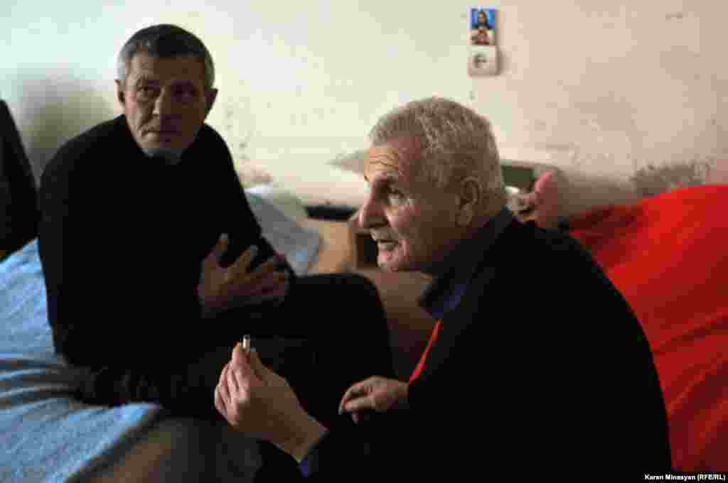 Armenia -- Homeless people in one of Yerevan's shelters, Yerevan, 13Dec2012