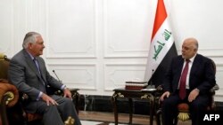 حیدر العبادی و رکس تیلرسون در بغداد دیدار کردند.
