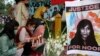 People attend a candlelight vigil in remembrance of Noor Mukadam, who was murdered in Islamabad in July 2021.
