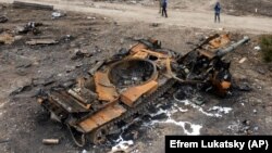 Уничтоженная российская военная техника в Сумской области
