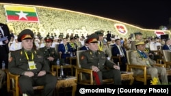 Міністар абароны Беларусі Віктар Хрэнін на ваенным парадзе ў М'янме, 27 сакавіка 2025 г.