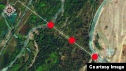 Ռուսաստանից Հայաստան եկող գազատարը Վրաստանի տարածքում