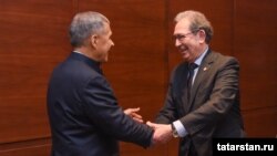 Рөстәм Миңнеханов һәм Илдар Агиш, Нью-Йорк