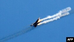 Літак сирійської армії над провінцією Хама, березень 2017 року