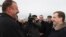 Russia -- President Dmitry Medvedev (R) welcomes his Azerbaijan's counterpart Ilham Aliyev to Ulyanovsk, 24Nov2009
