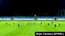 Tokom jednog od treninga fudbalske reprezentacije Kosova