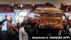 Ջորջ Ֆլոյդի հուղարկավորությունը, Հյուստոն, 9 հունիսի, 2020թ.