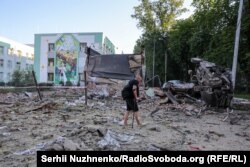 Киев, последствия российской воздушной атаки 4 июля 2025 года