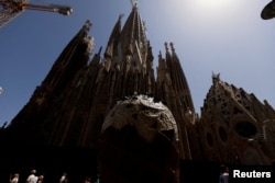 Сабор Sagrada Família ў Барсэлоне, чэрвень 2023