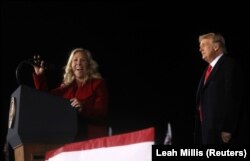 Марджорі Тейлор Грін і Дональд Трамп