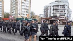 Полиция Эл аралык эмгек күнүндө. Москва. 1-май, 2011