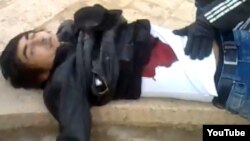 Погибший в Жанаозене в результате беспорядков 16 декабря 2011 года молодой человек. Скриншот с сайта "Ютуб".    