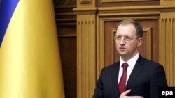 Архівна фотографія. Арсеній Яценюк після обрання Головою Верховної Ради. 4 грудня 2007 р.