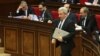 Armenia - Finance Minister Atom Janjughazian is about to present the government's draft budget for 2019 to parliament deputies in Yerevan, 13 November 2018