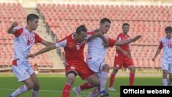 Бозӣ миёни мунтахаби ҷавонони Тоҷикистон ва тими миллии кишвар.