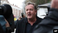 British TV broadcaster Piers Morgan is one of the 39 British journalists, politicians, and business leaders that are newly barred from entering Russia.