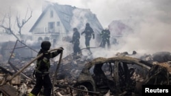 Последствия обстрелов Киевской области, 25 мая 2025 года 