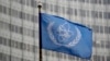 The flag of the International Atomic Energy Agency flies in front of its headquarters in Vienna. (file photo)