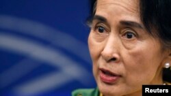 آنگ سان سوچی، مشاور دولت میانمار