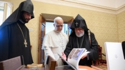 Խաղաղությունից մինչև Արցախից տեղահանվածների ու գերիների հարցը. մանրամասներ Կաթողիկոս-Պապ հանդիպումից