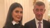 Керівник прокремлівської кримськотатарської організації «Кирим бірлігі» Таміла Безазієва з прем’єр-міністром Чехії Андреєм Бабішем під час офіційного прийняття у президента Чехії, 28 жовтня 2019 року