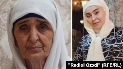 Акси Мунаввар Раҳмонова ва духтараш Фарангис Раҳмонова 