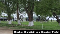 Кыргыз-тажик чек арасындагы сүйлөшүү жүргөн жер