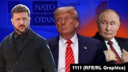 Коллаж: Зеленский, Трамп, Путин