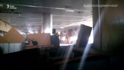 Колона у новому терміналі Донецького аеропорту, на якій «кіборги» лишали автографи