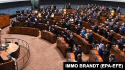 Finland's accession to NATO passed with 184 of the parliament's 200 deputies voting in favor of the motion. (file photo)