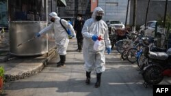 Китай -- Работы по обеззараживанию, 30 января 2020 г.