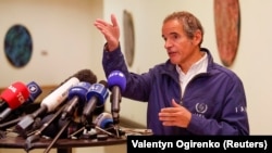 ԱԷՄԳ-ի գլխավոտր տնօրեն Ռաֆայել Գրոսսին, արխիվ, Կիև, 6 հոկտեմբերի, 2022թ.