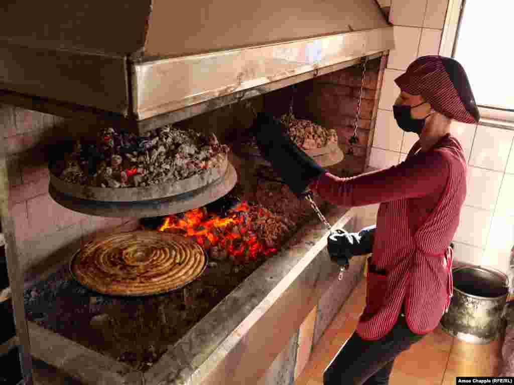 A woman in Mostar&rsquo;s Bosniak suburbs bakes rolled Burek, a traditional filled pastry. &nbsp; Irman, a worker in central Mostar, told RFE/RL he was &ldquo;excited&rdquo; to be able to vote in local elections for the first time in more than a decade. He says the most pressing issue after improving the economy is to combat nationalism: &ldquo;We can&rsquo;t work on the other side of the city. You might get a simple job as a waiter, but for a better job a lot of the bigger companies want to know if you are Muslim or Croat.&rdquo;&nbsp; &nbsp;