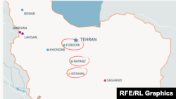 Ирандын картасы.